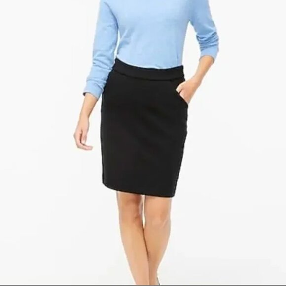 J. Crew Factory Dresses & Skirts - J. Crew Factory Classic Work Black Pencil Skirt - Size 6